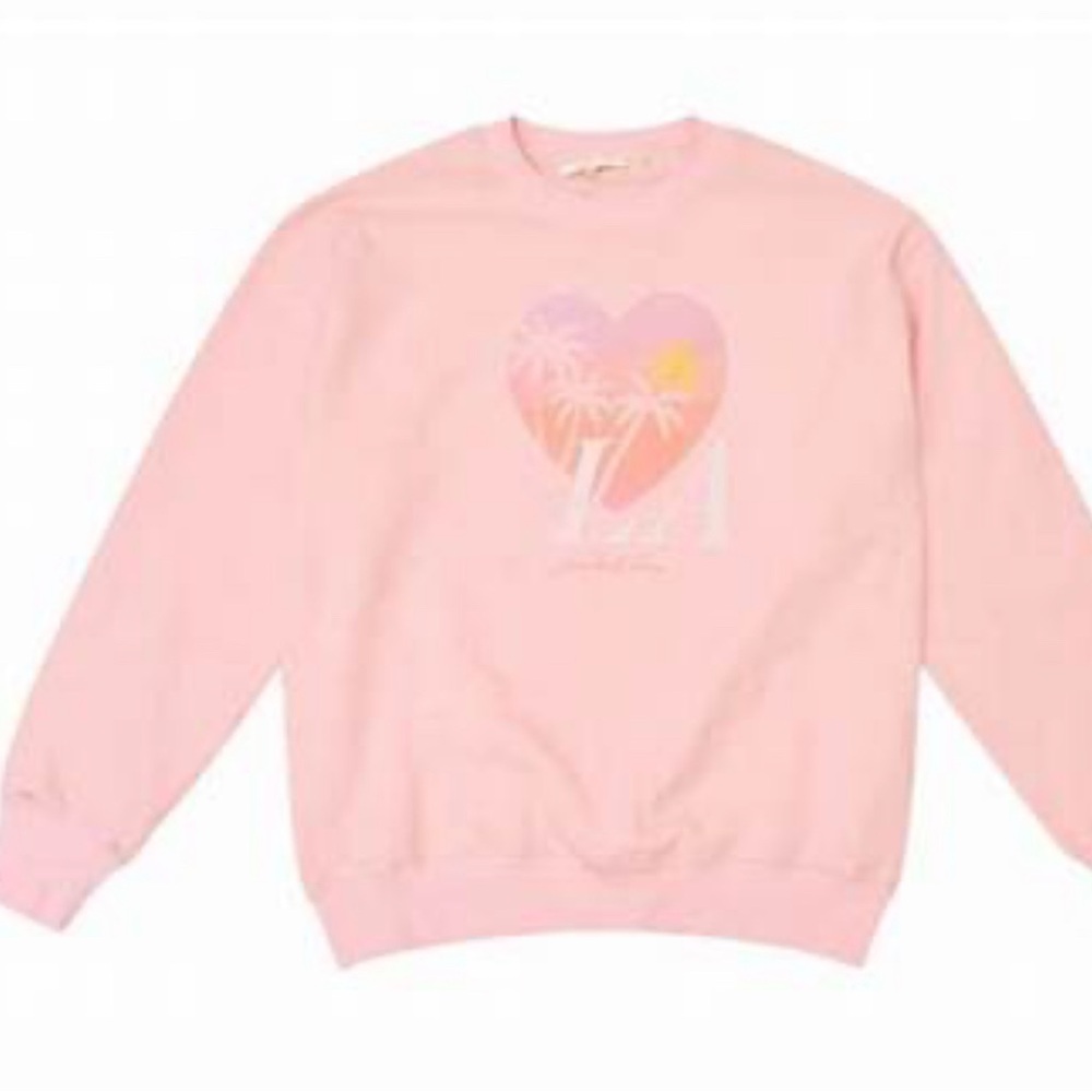 NWT LoveShackFancy Blush Pink Sweatshirt - Picture 4 of 10